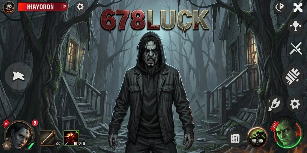 Tampilan gameplay menakutkan dari 678LUCK yang penuh ketegangan.