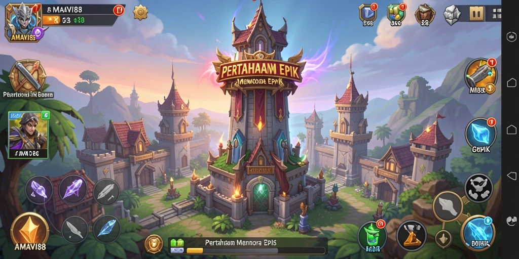 Gameplay menara pertahanan yang seru dan mendebarkan di AMAVI88.