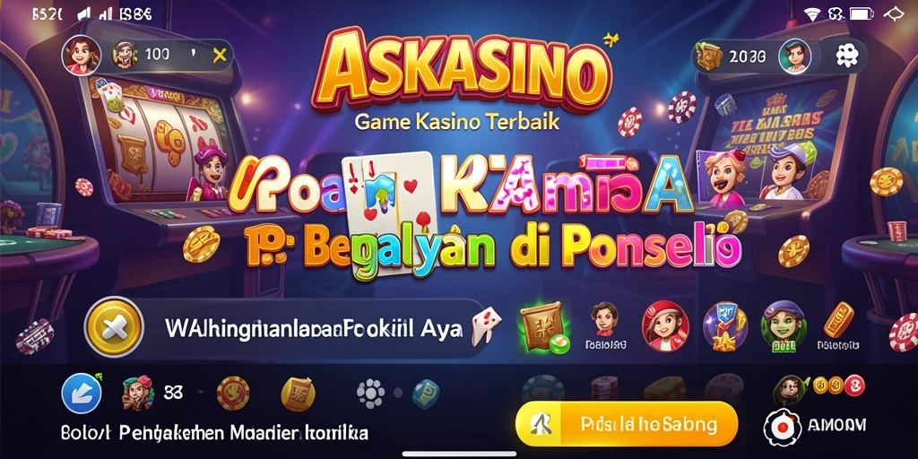 Tampilan menarik dari gameplay <strong>ASKASINO</strong> dengan berbagai pilihan permainan kasino.