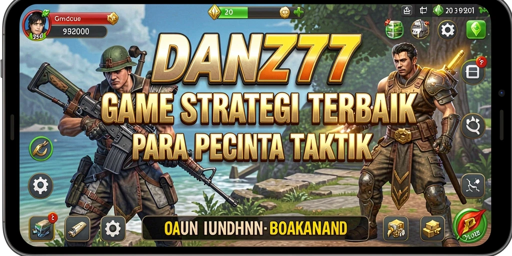 Screenshot gameplay menampilkan momen strategis yang intens.