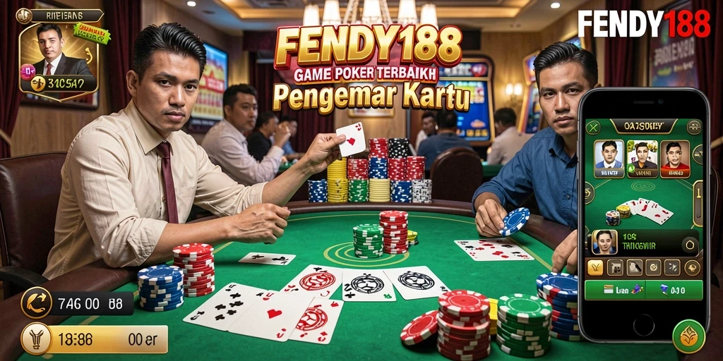 Tampilan gameplay menarik dari FENDY188 saat bermain Poker.