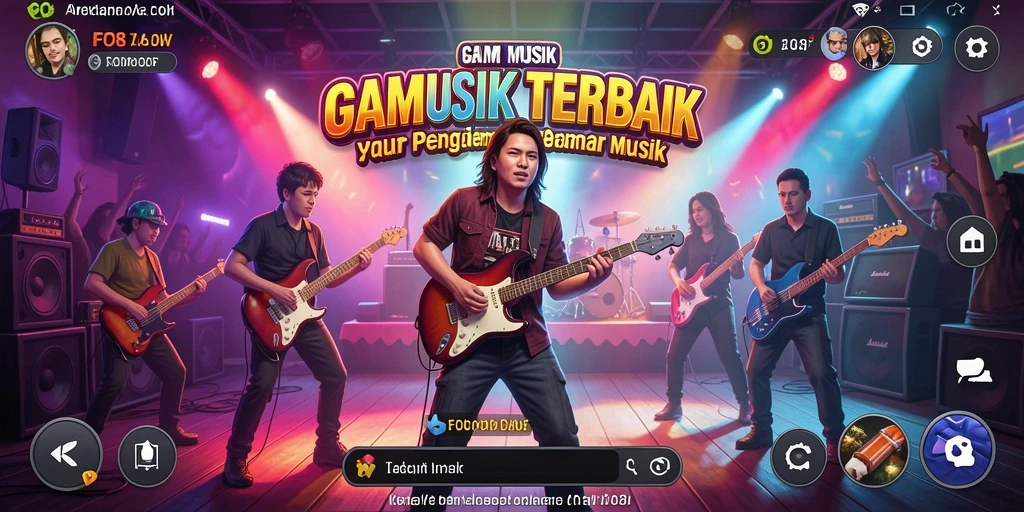 Gameplay seru FO8 dengan berbagai pilihan lagu menarik.