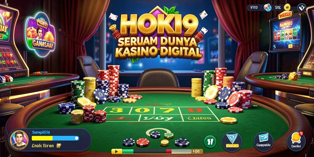 Tampilan gameplay HOKI9 yang seru dan interaktif dalam permainan Kasino.
