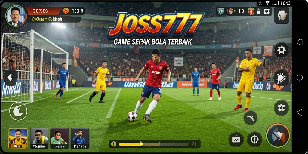 Tampilan gameplay menegangkan dari JOSS777 yang memukau.