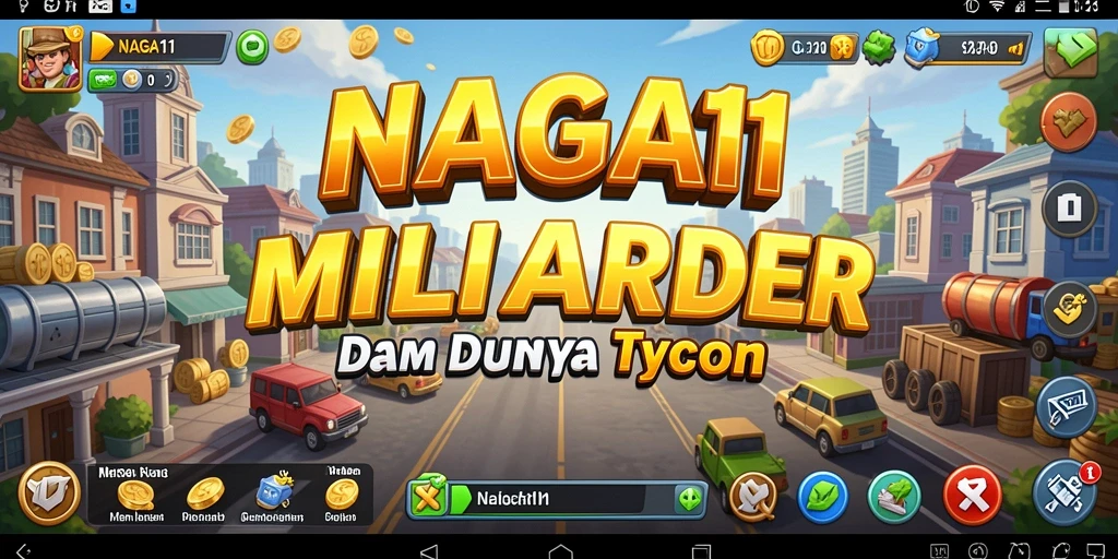 Tampilan gameplay NAGA11 yang menarik dan penuh warna.