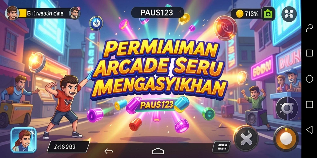 Screenshot utama PAUS123 menampilkan gameplay seru dan menantang.