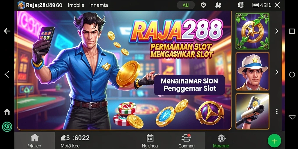 Gameplay menarik dari permainan Slot RAJA288.