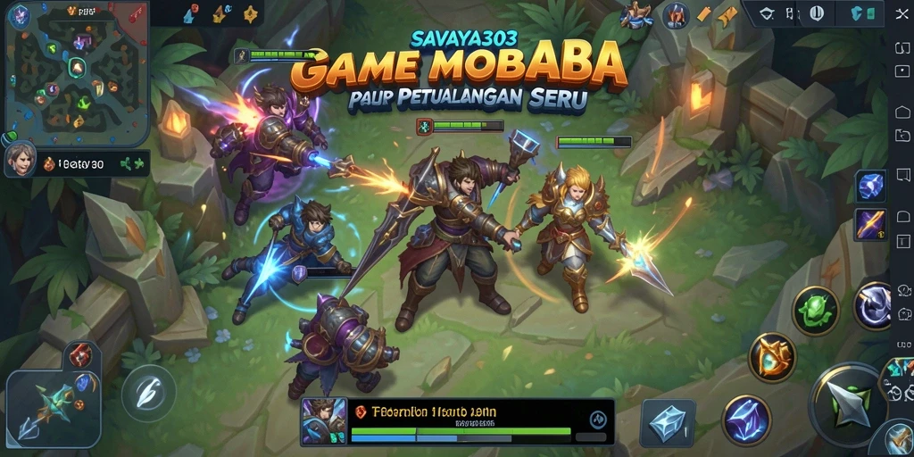 Screenshot gameplay SAVAYA303 dengan aksi pertarungan seru.