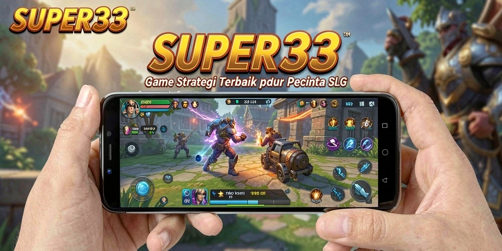 Tampilan utama gameplay <strong>SUPER33</strong> yang menarik dan dinamis.
