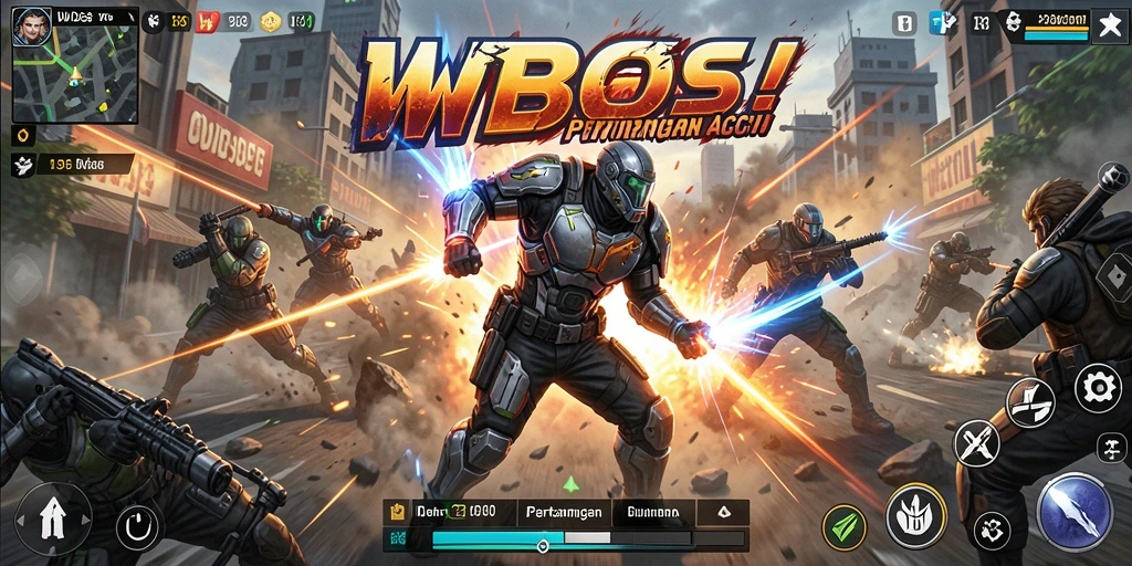 Tampilan gameplay WDBOS yang seru dan mendebarkan.