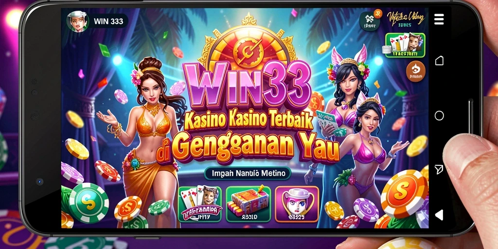 Screenshot gameplay WIN33 yang menampilkan suasana kasino yang seru.
