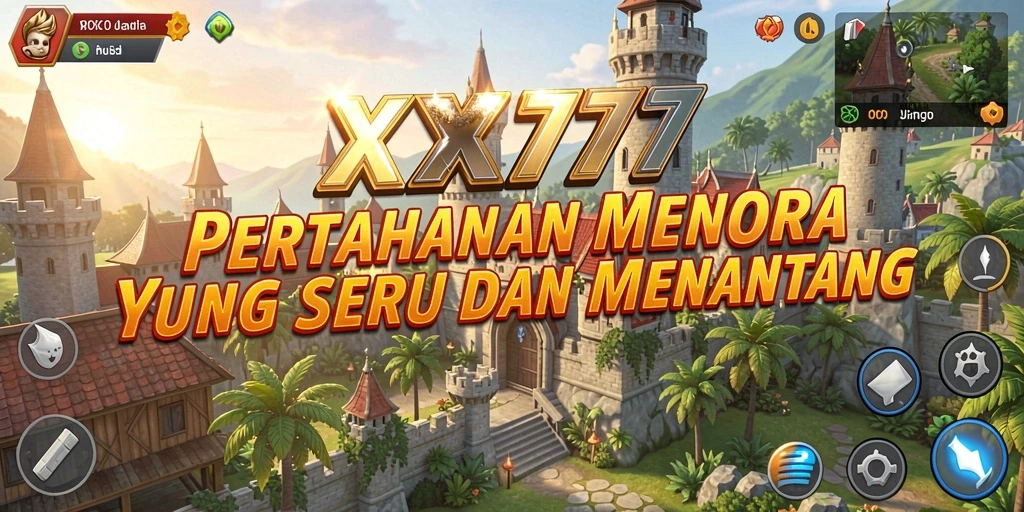 Screenshot gameplay XXX777 yang menarik saat melawan gelombang musuh.