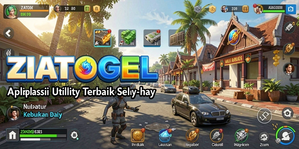 Tampilan antarmuka aplikasi ZIATOGEL yang intuitif dan menyenangkan.