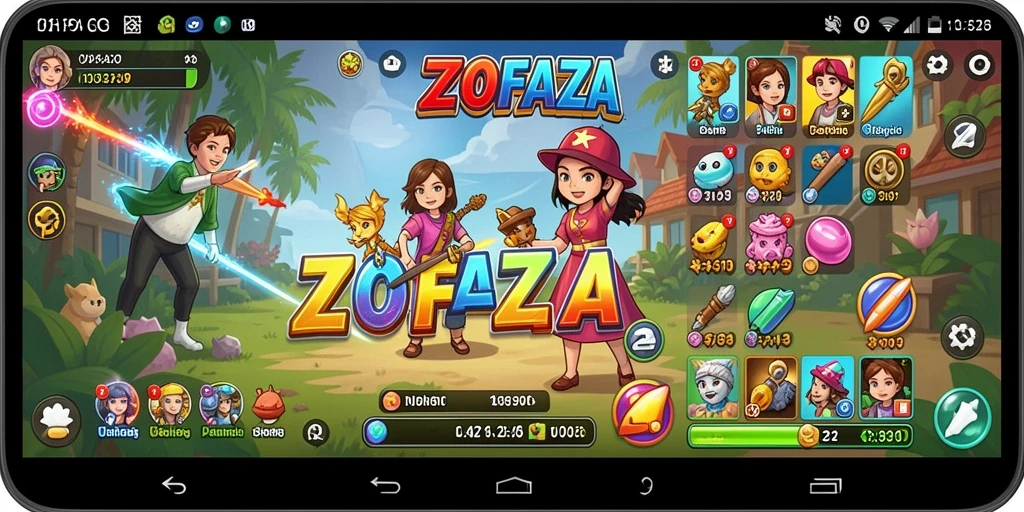 Tampilan antarmuka ZOFAZA yang intuitif dan fungsional.